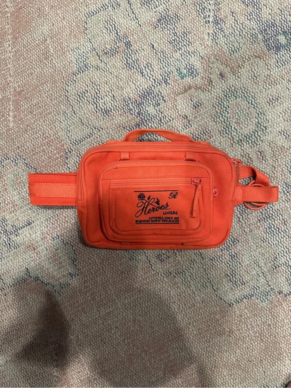 Eastpak x Raf Simons Orange Canvas Waist Bag